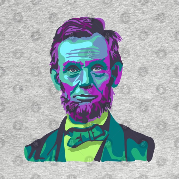 Abraham Lincoln Portrait by Slightly Unhinged